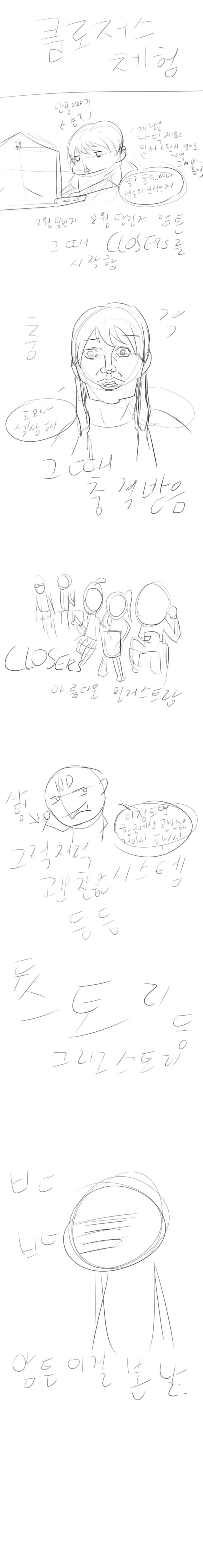 사실 원래 전에 그리다가 그림 오류나고 귀찮고 해서 대충그리기기만 한 2개월전 ...